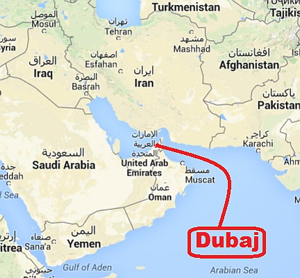 dubaj mapka